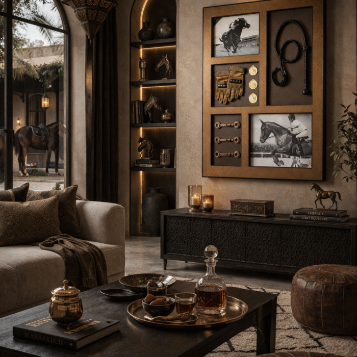 Reins & Discipline-Tableau mural équestre haut de gamme