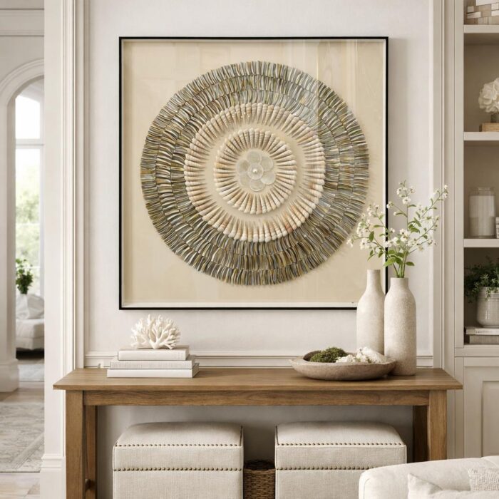 Coastal Shell Abstract Wall Art