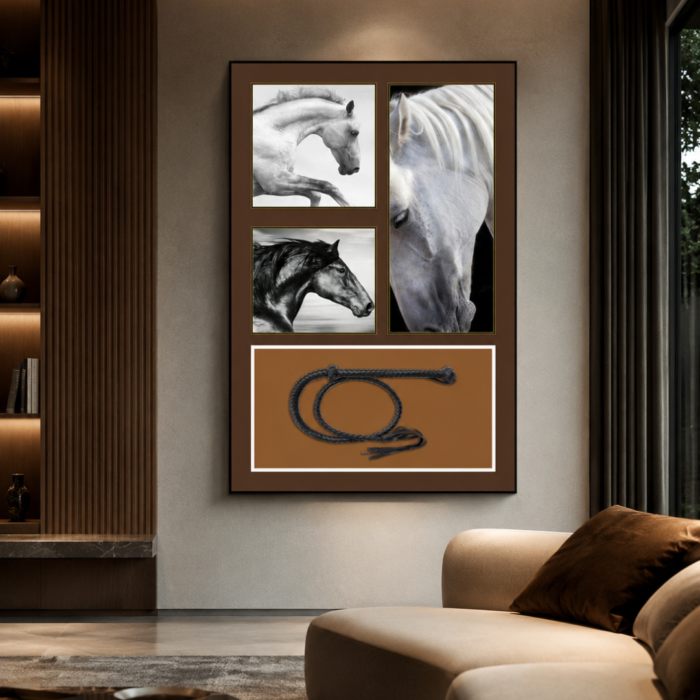 ÉQUUS – Tableau Mural de Prestige